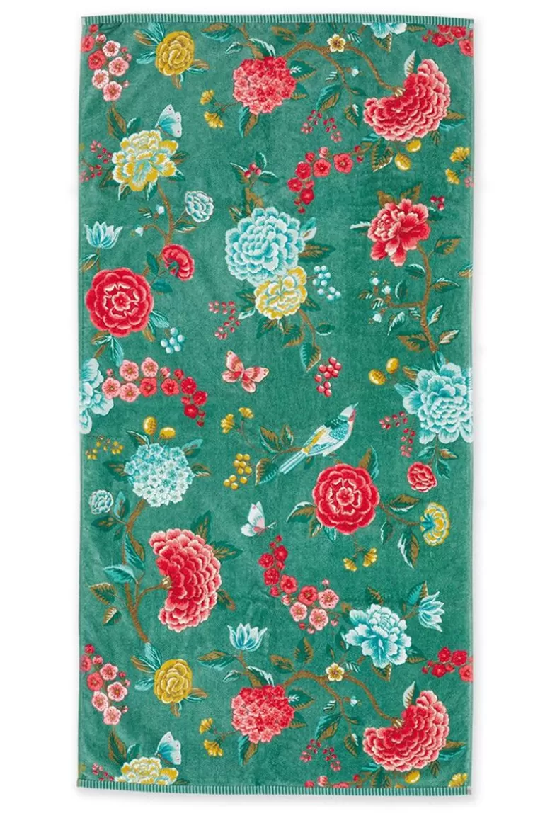 Pip Studio Grote Handdoek Good Evening 70X140 Groen Shop