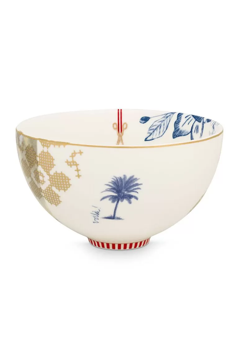Pip Studio Heritage Kom Palm Wit 15 Cm Best Sale