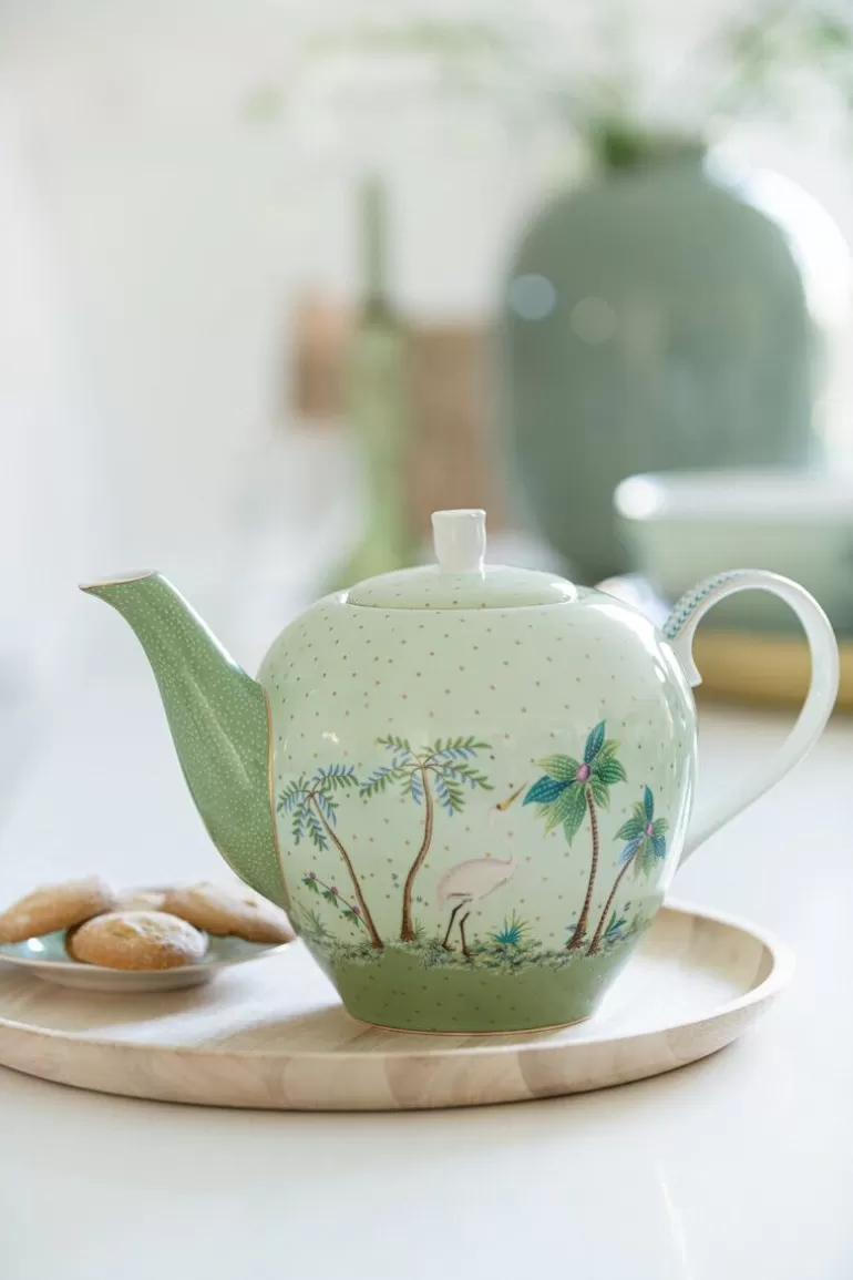 Pip Studio Jolie Theepot Groot Groen Clearance