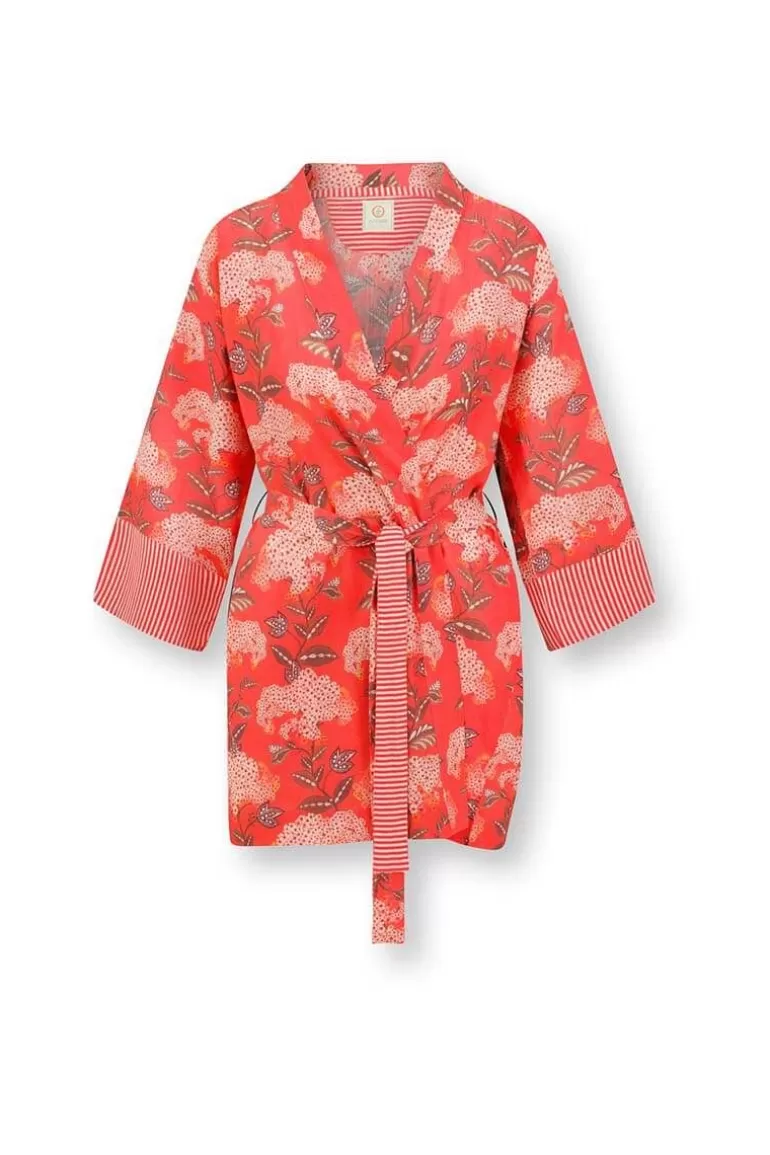 Pip Studio Kimono Flora Firenze Koraal Rood Store