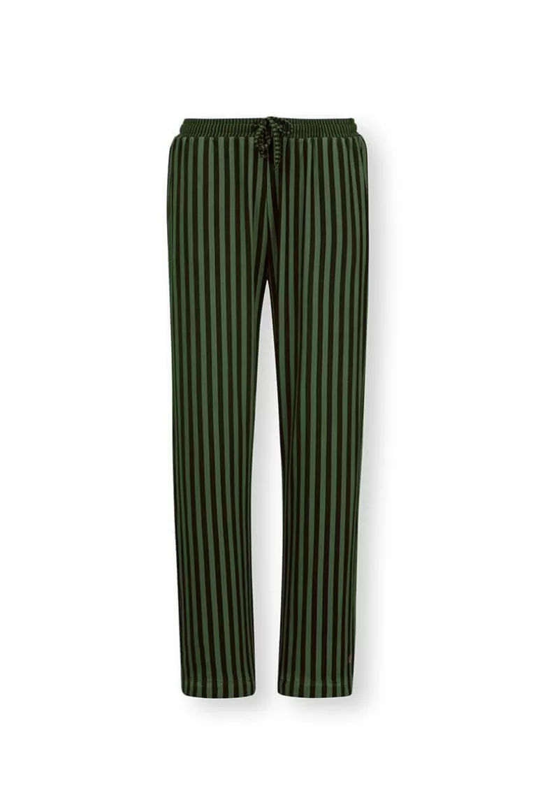 Pip Studio Lange Broek Sumo Stripe Donker Groen New