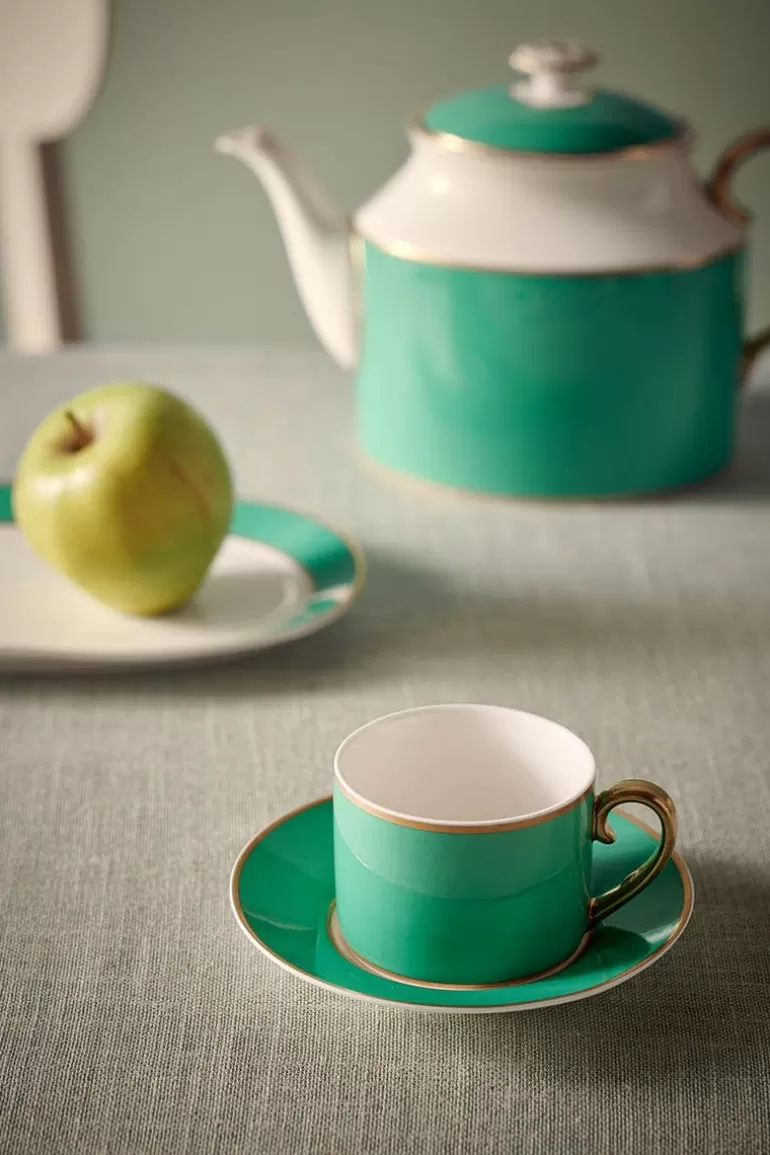 Pip Studio Pip Chique Cappuccino Kop & Schotel Groen Flash Sale