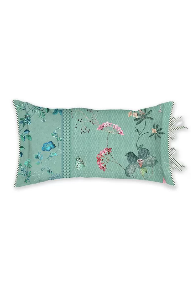 Pip Studio Rechthoekig Sierkussen Tokyo Bouquet Groen Flash Sale