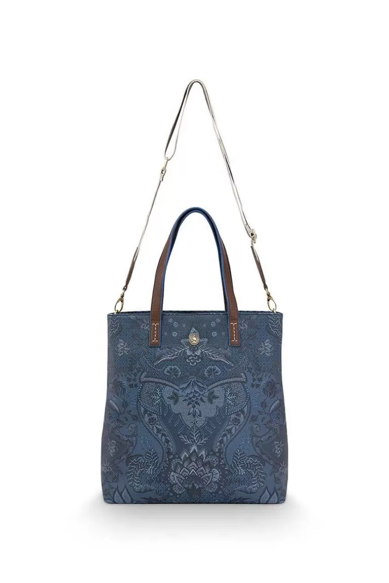 Pip Studio Shopper Vierkant Kyoto Festival Blauw Fashion