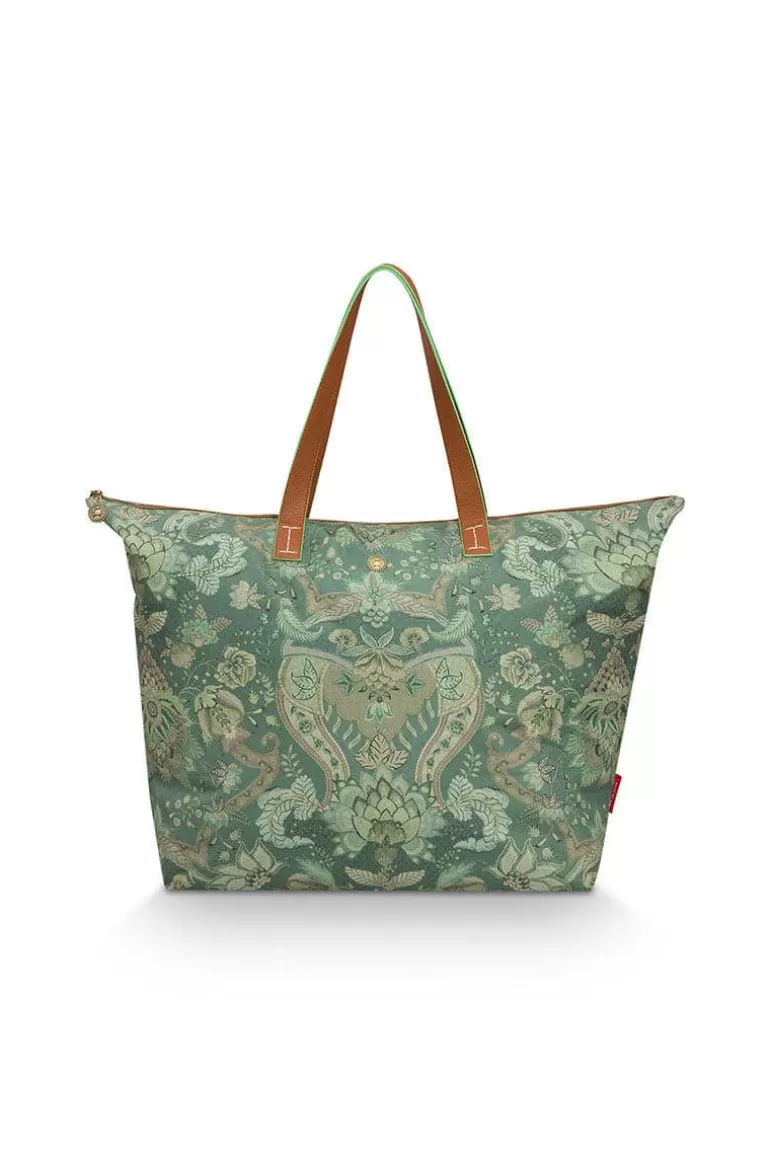 Pip Studio Tote Bag Kyoto Festival Groen Outlet